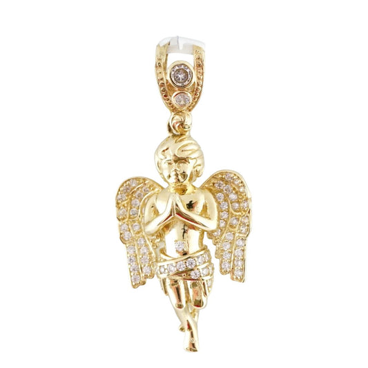 10k Gold Angel Pendant
